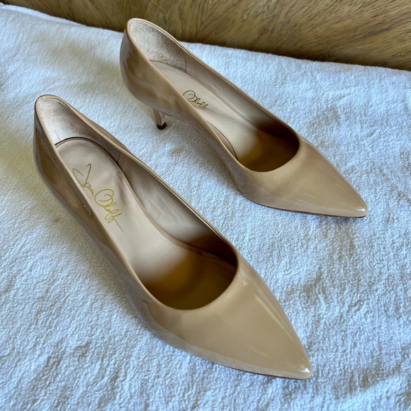 Joan Oloff Womens Deborah Leather Dress Heels size 8.5 - Picture 8 of 12